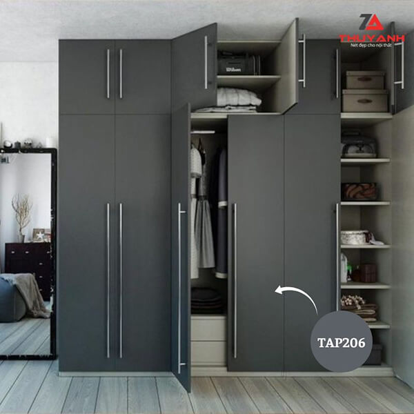 Cánh gỗ PETG-TAP206 xanh xám