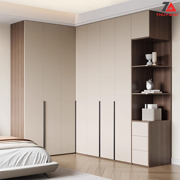 Tủ áo tấm gỗ Metallic-TAM602