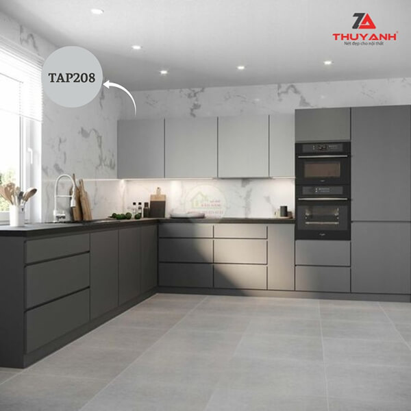Cánh gỗ PETG-TAP208 xám sáng