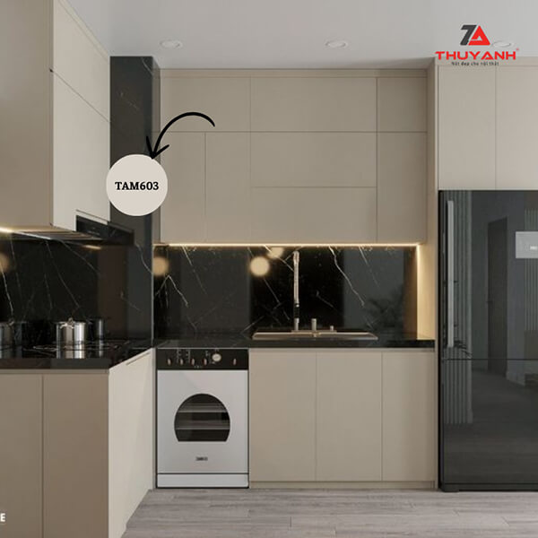 Tủ bếp gỗ Metallic-TAM603