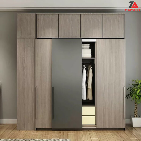 Tủ áo plywood phủ melamine