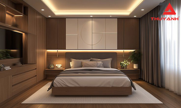 Ván gỗ plywood phủ melamine cho phòng ngủ