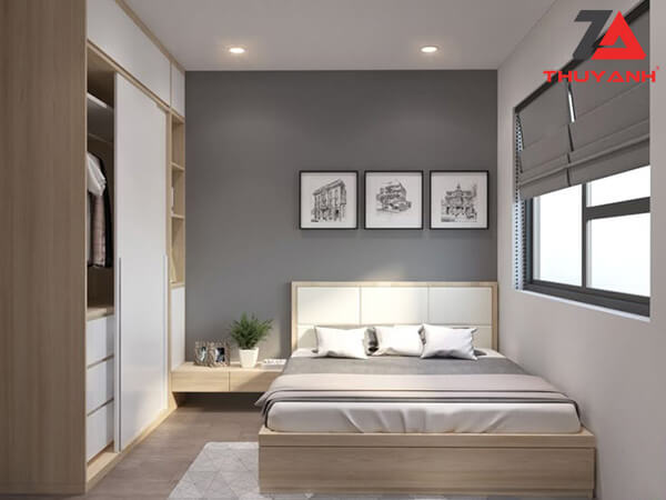 Gỗ plywood phủ melamine cho phòng ngủ