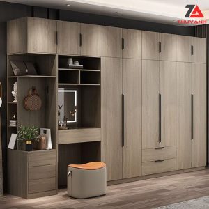 Gỗ melamine plywood MPC-481EV làm tủ áo